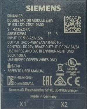 Siemens 6SL3120-2TE21-0AD0 | In Stock Ships Overnight Siemens 6SL3120-2TE21-0AD0 | In Stock Ships Overnight